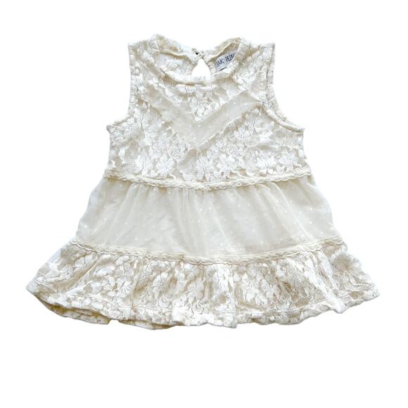 Jak & Peppar Cream Lace Top - Picture 1 of 6
